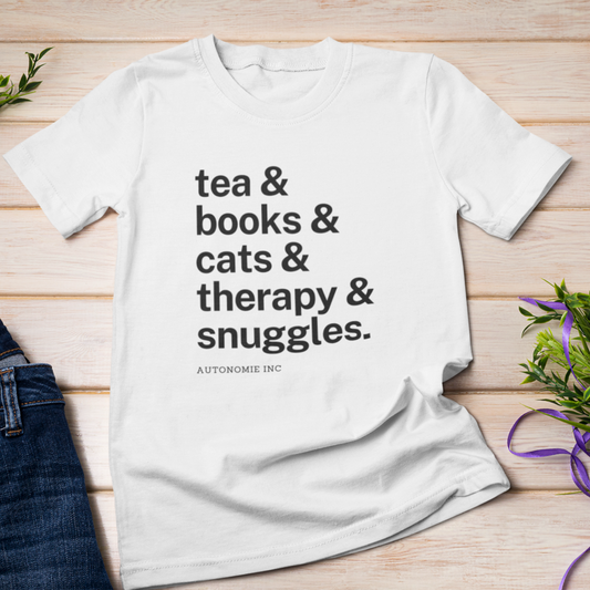 Tea & Cats - Short-Sleeve T-Shirt