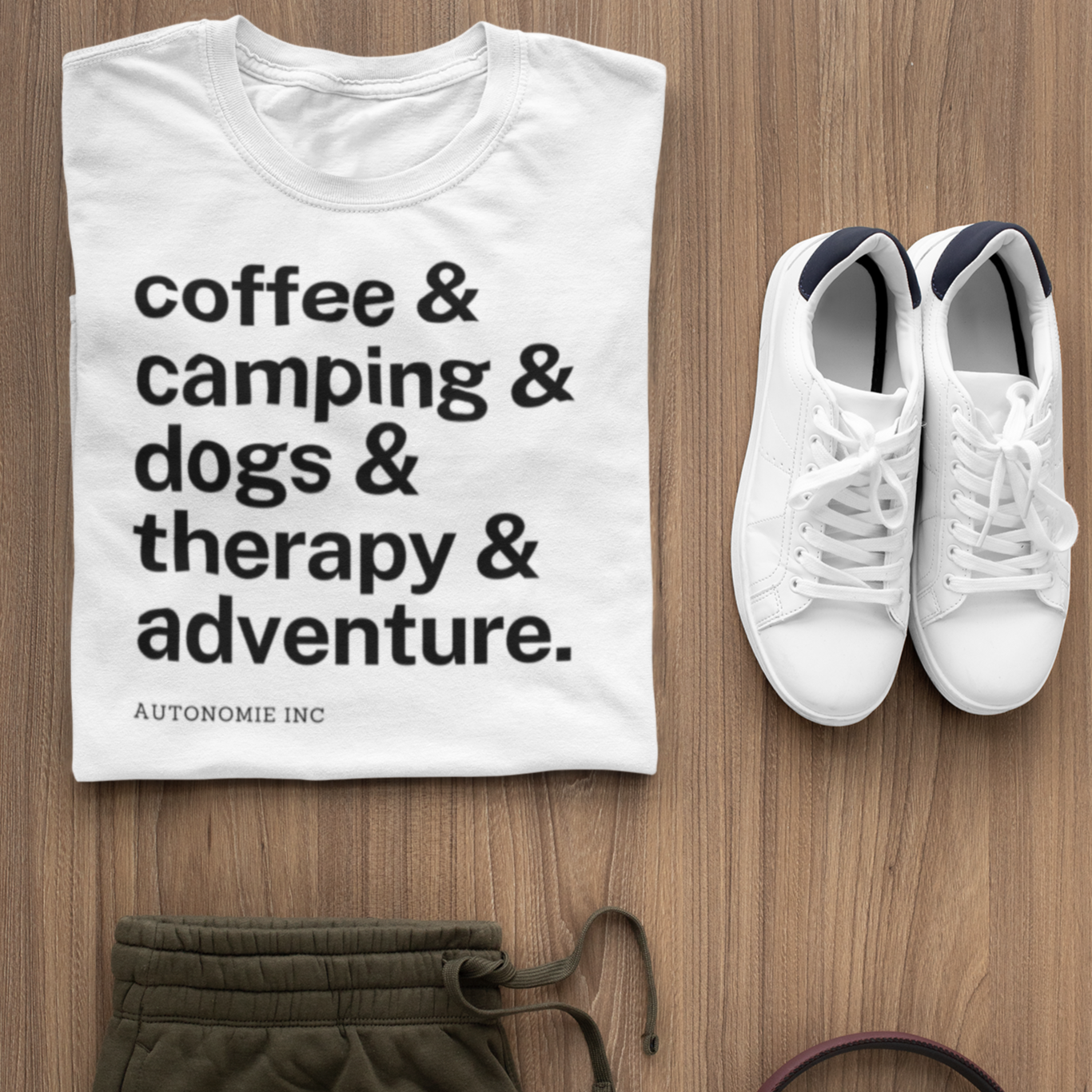 Coffee & Camping - Short-Sleeve T-Shirt