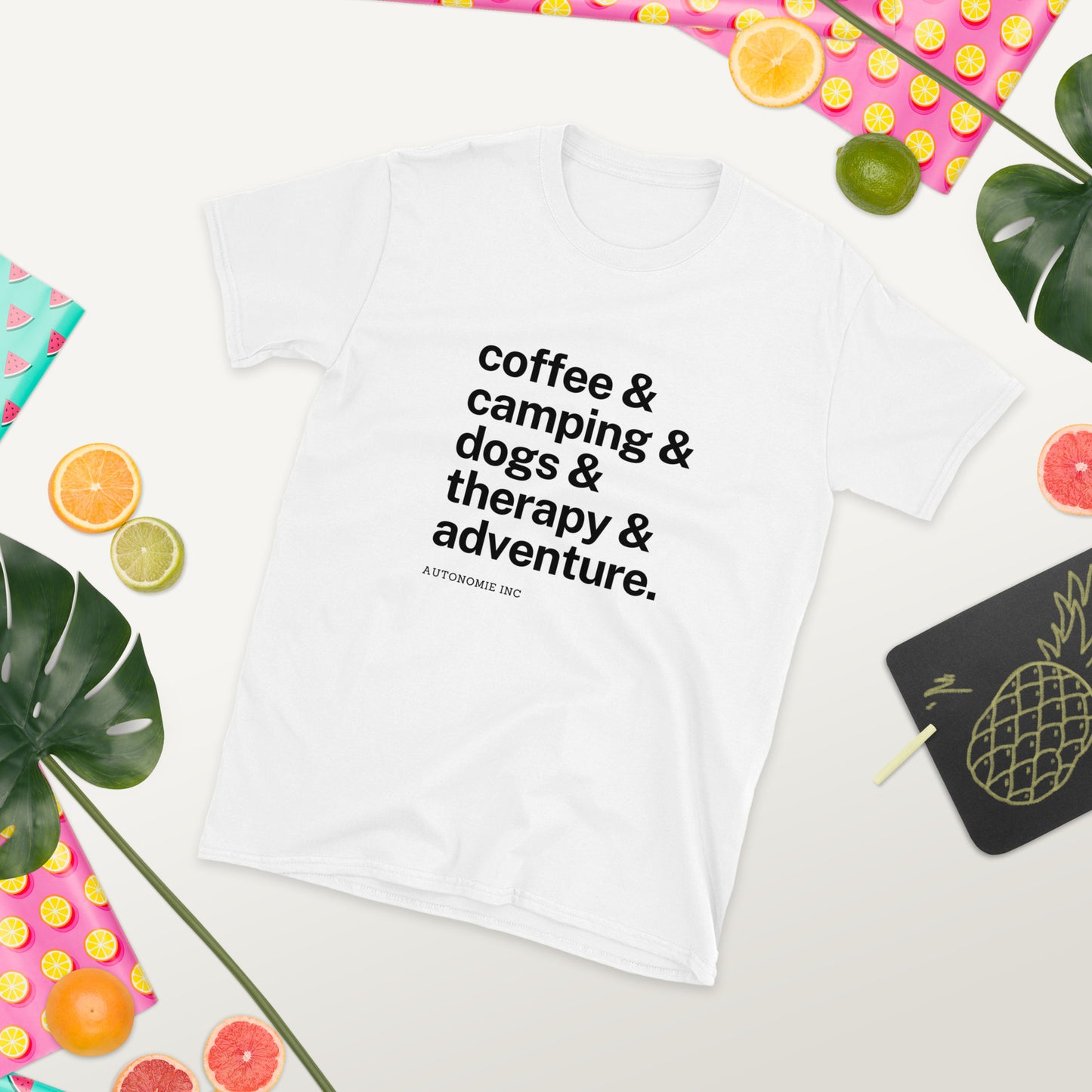 Coffee & Camping - Short-Sleeve T-Shirt